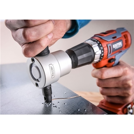 Nástavec na vrtačku Extol Premium 8813651 nástavec na vrtačku k stříhání plechu, oboustrannýt (6)