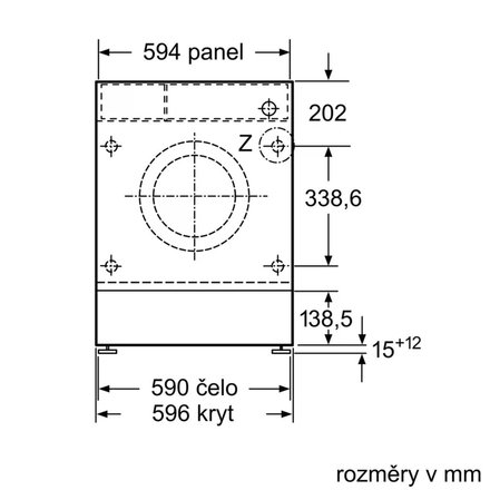 Vestavná pračka Bosch WIW24342EU (3)