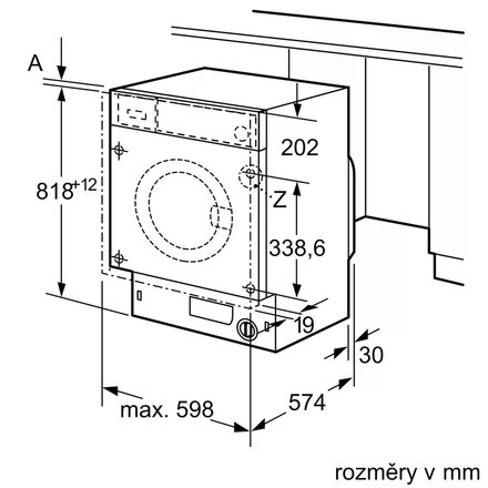 Vestavná pračka Bosch WIW24342EU (4)