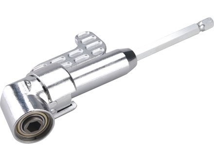 Úhlový nástavec/držák hrotů do vrtačky Extol Premium 919407 úhlový nástavec/držák hrotů do vrtačky, 1/4"x140mm (105°) s magnetem