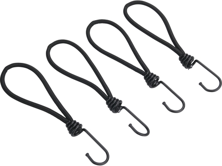 Upínací gumy Extol Premium 8861110 krátké latexové 4ks, 18cm x O 6mm, latex