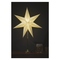 Vánoční hvězda Emos DCAZ15 Vánoční hvězda papírová se zlatým stojánkem, 45 cm, vnitřní (2)