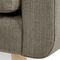 Sedačka Autronic Trojmístná sedačka s mobilním taburetem, potah krémová látka, dřevěné bukové nohy (ASB-017 CRM) (10)