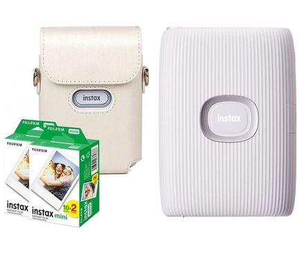Fototiskárna Fujifilm Instax mini Link 2 XMASS Bundle, bílá