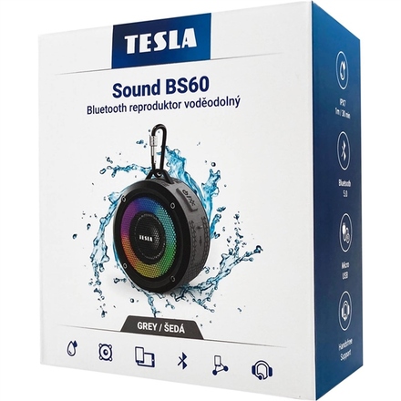 Přenosný reproduktor Tesla Sound BS60, šedý (4)