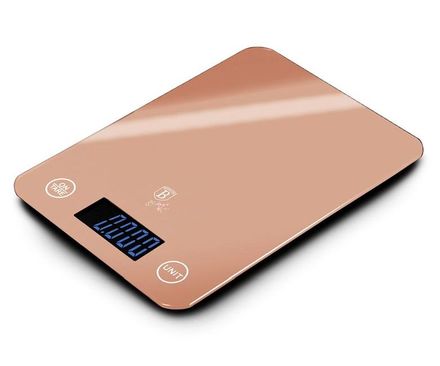 Kuchyňská váha Berlingerhaus BH-9352 Váha kuchyňská digitální 5 kg Rosegold Metallic Line