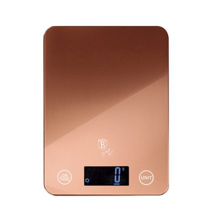 Kuchyňská váha Berlingerhaus BH-9352 Váha kuchyňská digitální 5 kg Rosegold Metallic Line (2)