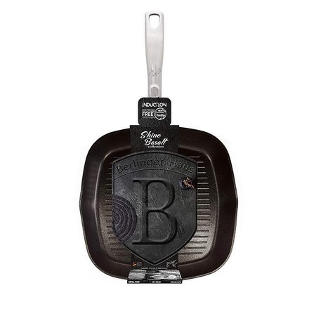 Pánev grilovací s titanovým povrchem Berlingerhaus BH-6658 28 cm Shine Basalt Collection (1)