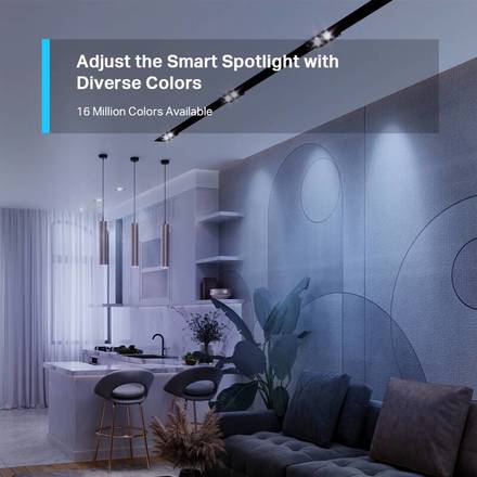 Chytrá žárovka TP-Link Tapo L630, Smart Wi-Fi, GU10, 3, 7W, RGB (5)