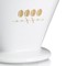 Kávový filtr Kela KL-12492 porcelánový Excelsa L bílá (1)