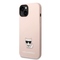 Kryt na mobil Karl Lagerfeld Liquid Silicone Choupette na Apple iPhone 14 Plus - růžový (1)