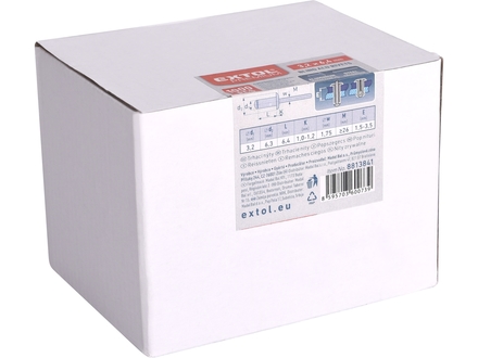Nýty trhacís Extol Premium (8813841) nýty trhací hliníkové sada 1000ks, O 3,2x6,4mm plochá hlava (2)