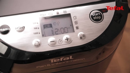 Domácí pekárna Tefal PF251835 MAP PAIN&amp;TRESORS 1KG NR/MET (2)