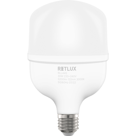 LED žárovka Retlux RLL 445 E27 bulb 30W WW