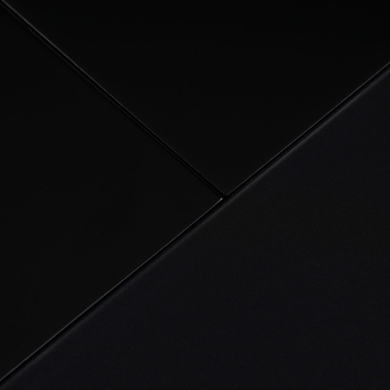 Moderní jídelní stůl Autronic Jídelní stůl 110+40x70 cm, černá 4 mm skleněná deska, MDF, černý matný lak (HT-420 BK) (5)