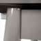Moderní jídelní stůl Autronic Jídelní stůl 90+25x70 cm, keramická deska šedý mramor, masiv, šedý vysoký lesk (HT-400M GREY) (9)