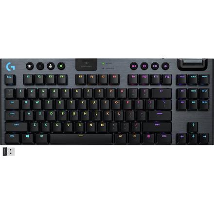 Počítačová klávesnice Logitech G915 TKL Lightspeed RGB, Tactile, US - černá