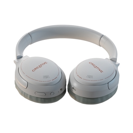 Polootevřená sluchátka Creative Labs Zen Hybrid - bílá