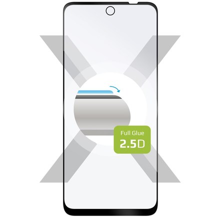 Tvrzené sklo Fixed Full-Cover na Motorola Moto G32 - černé