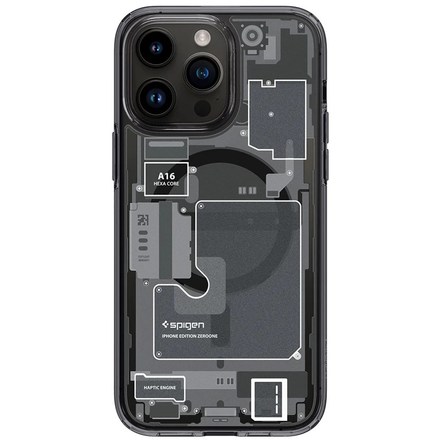 Kryt na mobil Spigen Ultra Hybrid Zero One s MagSafe pro iPhone 14 Pro - šedý