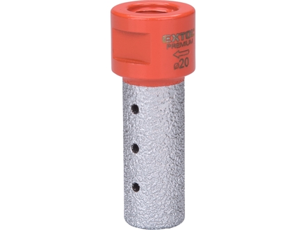 Brusná korunka Extol Premium 8801857 diamantová, O 20mm, závit M14