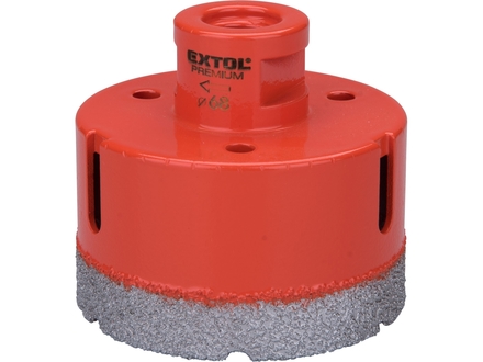 Vykružovací korunka Extol Premium (8801877) diamantová, O 68mm, závit M14