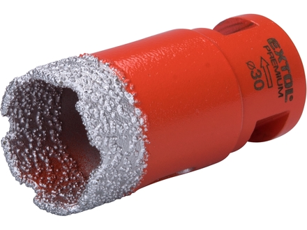 Vykružovací korunka Extol Premium (8801868) diamantová, O 30mm, závit M14 (1)