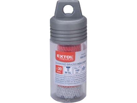 Vykružovací korunka Extol Premium (8801868) diamantová, O 30mm, závit M14 (3)