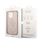 Kryt na mobil Guess 4G Metal Logo na Apple iPhone 14 Pro - růžový (3)