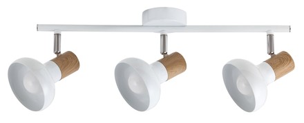 Bodové stropní svítidlo Rabalux 5945 Holly bílá/buk 3xE14/40W/230V bílá (1)