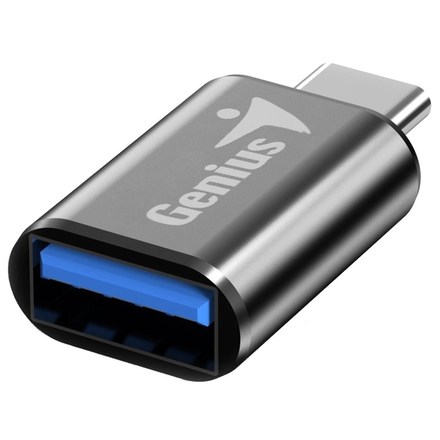 Redukce Genius ACC-C2A, USB-A/ USB-C - šedá