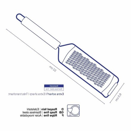 Struhadlo Kela KL-12575 jemné Rondo nerez 3 mm (1)