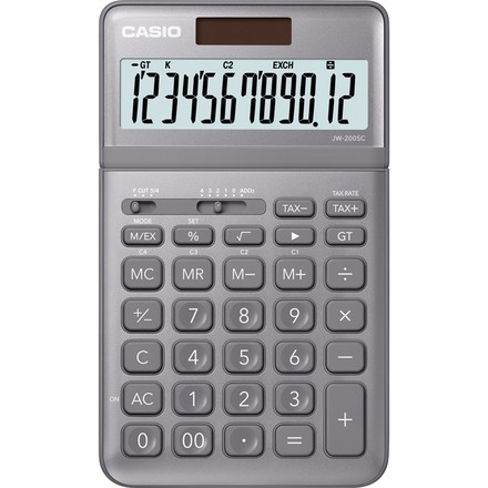 Kalkulačka Casio JW 200 SC GY