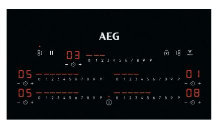 Indukční varná deska AEG Mastery MultiBridge IKE85753IB (1)