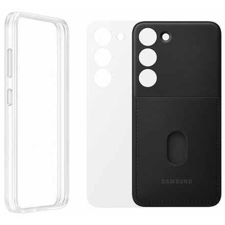 Kryt na mobil Samsung Frame na Galaxy S23 - černý