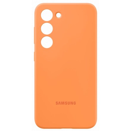 Kryt na mobil Samsung Silicone na Galaxy S23 - oranžový