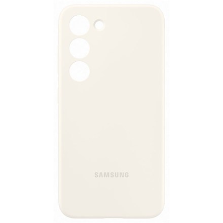 Kryt na mobil Samsung Silicone na Galaxy S23 - krémový