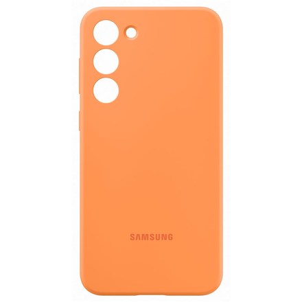 Kryt na mobil Samsung Silicone na Galaxy S23+ - oranžový