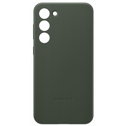 Kryt na mobil Samsung Leather na Galaxy S23+ - zelený