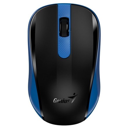 Bezdrátová počítačová myš Genius NX-8008S optická/ 3 tlačítek/ 1200DPI - černá/ modrá