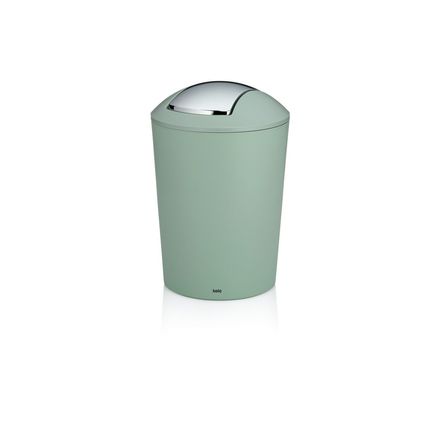Kosmetický koš Kela KL-24555 s otočným víkem Marta 5 L plast nefrit zelená