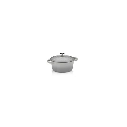 Kastrol litinový s poklicí Kela KL-12605 Kastrol litinový s poklicí Calido 21 cm světle šedá