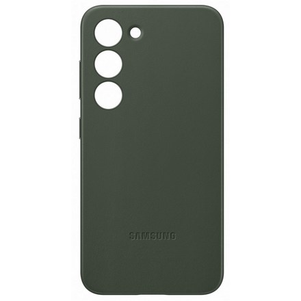 Kryt na mobil Samsung Leather na Galaxy S23 - zelený