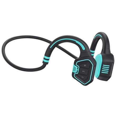Sluchátka za uši Evolveo BoneSwim MP3 16GB - modrá