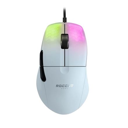 Počítačová myš Roccat Kone Pro, herní myš, bílá