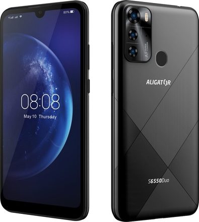 Mobilní telefon Aligator S6550 Duo 128GB Black