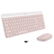 Set klávesnice s myší Logitech Wireless Combo MK470 Slim, US - růžová (2)