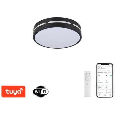 Stropní svítidlo Immax (07152-B30) NEO LITE PERFECTO d30 24W, Tuya WIFI, černá (1)