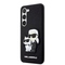 Kryt na mobil Karl Lagerfeld Saffiano Karl and Choupette NFT na Samsung Galaxy S23+ - černý (1)