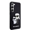 Kryt na mobil Karl Lagerfeld Saffiano Karl and Choupette NFT na Samsung Galaxy S23+ - černý (2)